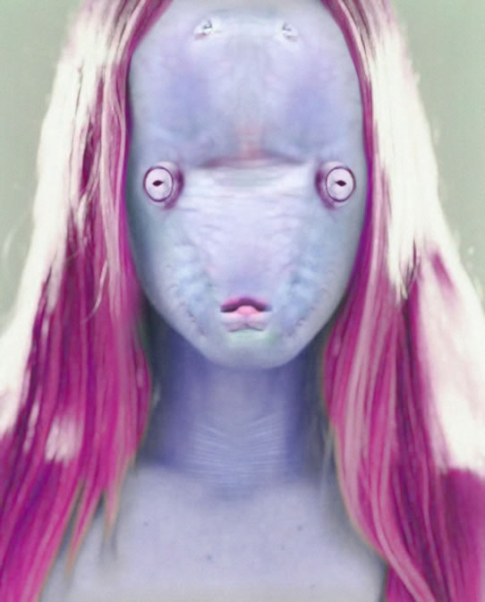 image composition of  a fosh woman fantasy creature